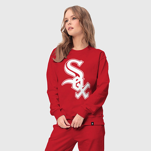 Женский костюм Chicago white sox - baseball / Красный – фото 3