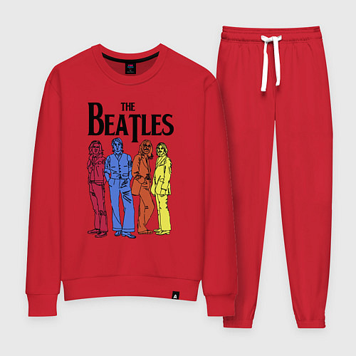 Женский костюм The Beatles all / Красный – фото 1