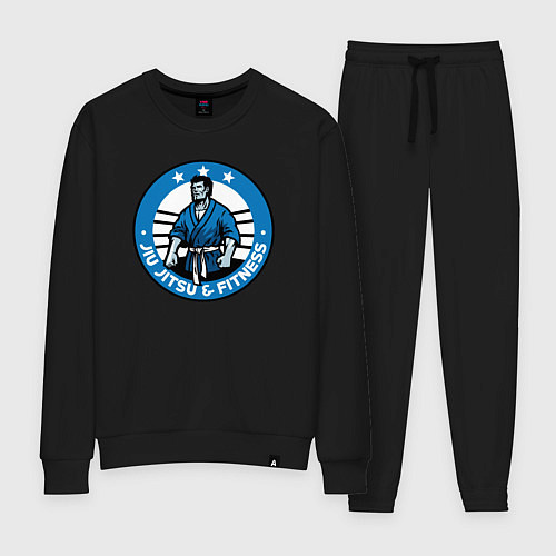 Женский костюм Jiu jitsu and fitness / Черный – фото 1