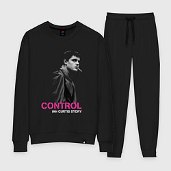 Костюм хлопковый женский Joy Division - Control film, цвет: черный