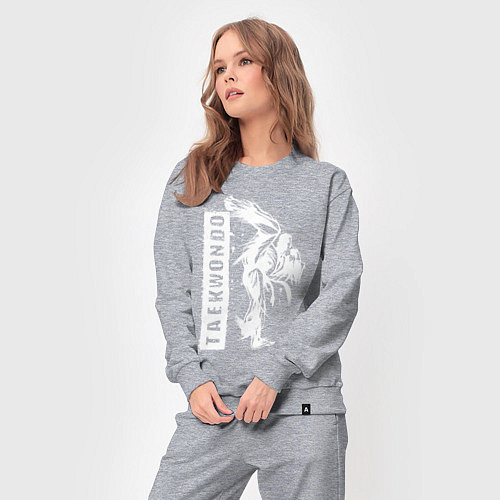 Женский костюм Taekwondo fighter / Меланж – фото 3