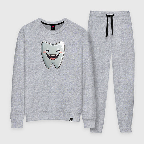 Женский костюм Улыбающийся зуб / Меланж – фото 1