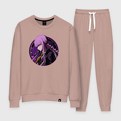 Костюм хлопковый женский Kyouko Kirigiri - Danganronpa, цвет: пыльно-розовый