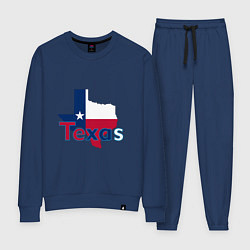 Костюм хлопковый женский Texas, цвет: тёмно-синий