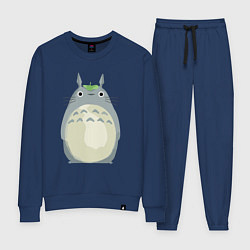 Костюм хлопковый женский Neighbor Totoro, цвет: тёмно-синий