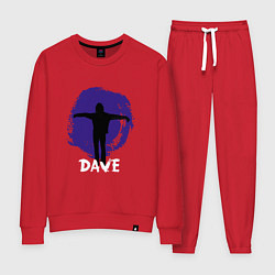 Костюм хлопковый женский Depeche Mode - Dave in devotional tour, цвет: красный