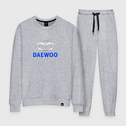 Костюм хлопковый женский Daewoo sport auto logo, цвет: меланж