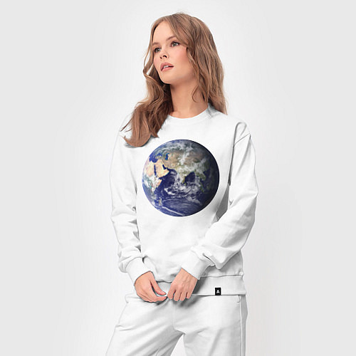 Женский костюм Наша планета земля / Белый – фото 3