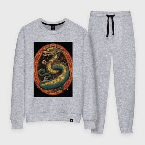 Женский костюм Дракон Муай Тай / Меланж – фото 1