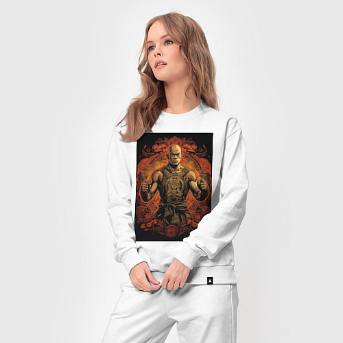 Женский костюм Тайский боец Муай Тай / Белый – фото 3