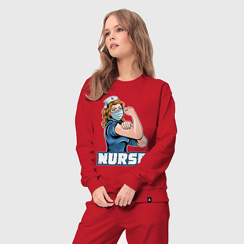 Женский костюм Good nurse / Красный – фото 3