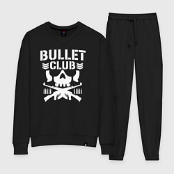 Костюм хлопковый женский Bullet Club, цвет: черный