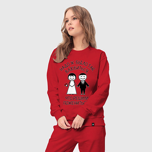 Женский костюм Надо ж было так влюбиться / Красный – фото 3