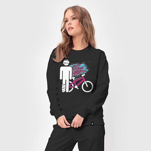 Женский костюм Sports mechanics Bicyclist / Черный – фото 3