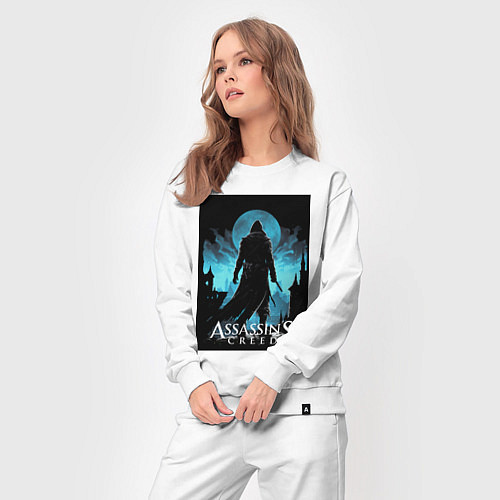 Женский костюм Assassins creed темная ночь / Белый – фото 3