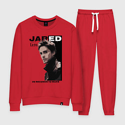 Костюм хлопковый женский Jared Joseph Leto 30 Seconds To Mars, цвет: красный