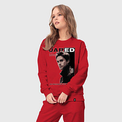 Костюм хлопковый женский Jared Joseph Leto 30 Seconds To Mars, цвет: красный — фото 2