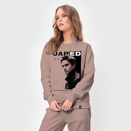 Женский костюм Jared Joseph Leto 30 Seconds To Mars / Пыльно-розовый – фото 3