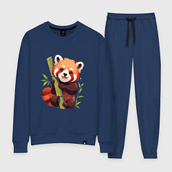 Костюм хлопковый женский The Red Panda, цвет: тёмно-синий