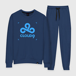 Костюм хлопковый женский Cloud9 - tecnic blue, цвет: тёмно-синий