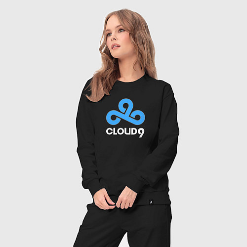 Женский костюм Cloud9 - pattern / Черный – фото 3