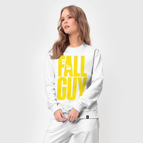 Женский костюм The fall guy logo / Белый – фото 3