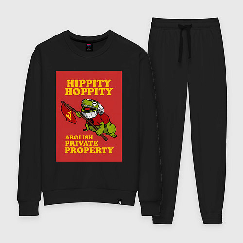 Женский костюм Лягушка революционер / Черный – фото 1