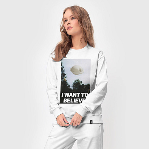 Женский костюм X files - dumpling / Белый – фото 3