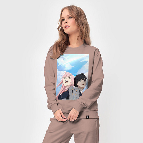 Женский костюм Милый во Франксе Хиро / Пыльно-розовый – фото 3