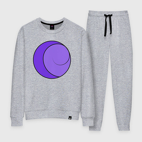 Женский костюм Круг улитка / Меланж – фото 1