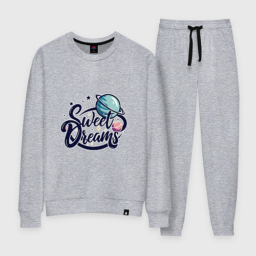 Женский костюм Sweet dreams космос / Меланж – фото 1