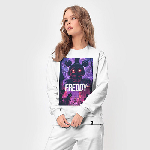 Женский костюм Freddy - мишка Фредди / Белый – фото 3