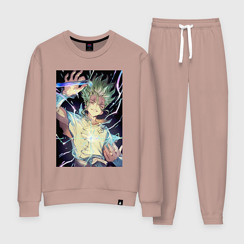 Женский костюм Сэнку Исигами / Пыльно-розовый – фото 1