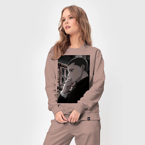 Женский костюм Ведьма и чудовище Ашаф / Пыльно-розовый – фото 3