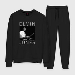 Костюм хлопковый женский Elvin Jones jazz legend, цвет: черный