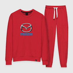 Костюм хлопковый женский Mazda sport brend, цвет: красный