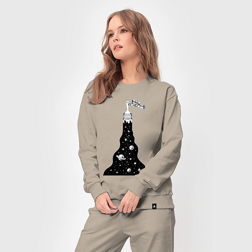 Женский костюм Художник космонавт / Миндальный – фото 3