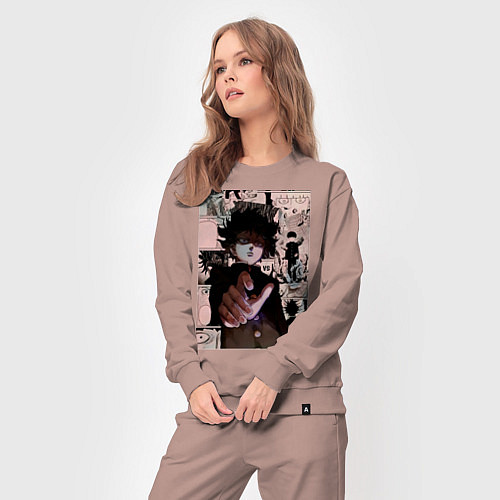 Женский костюм Моб Психо 100 Рицу Кагэяма Шигэо Кагэяма / Пыльно-розовый – фото 3