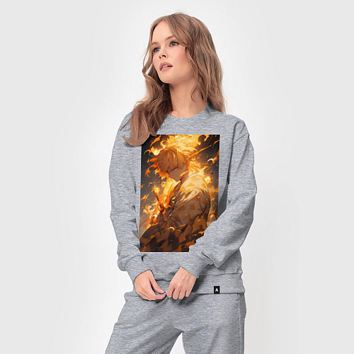 Женский костюм Клинок, рассекающий демонов Дзэнъицу Агацума / Меланж – фото 3