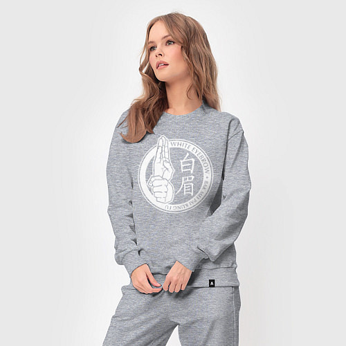 Женский костюм Международная федерация - тхэквондо / Меланж – фото 3