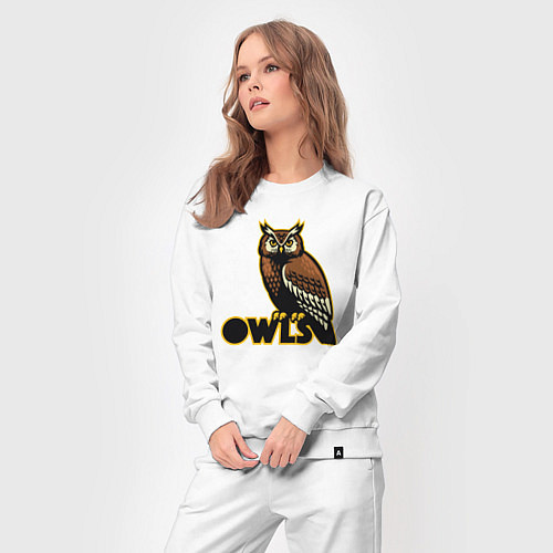 Женский костюм Owls / Белый – фото 3