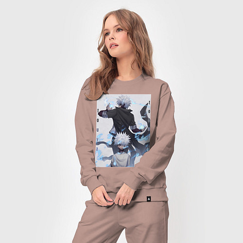 Женский костюм Моя геройская академия Даби Злодей / Пыльно-розовый – фото 3