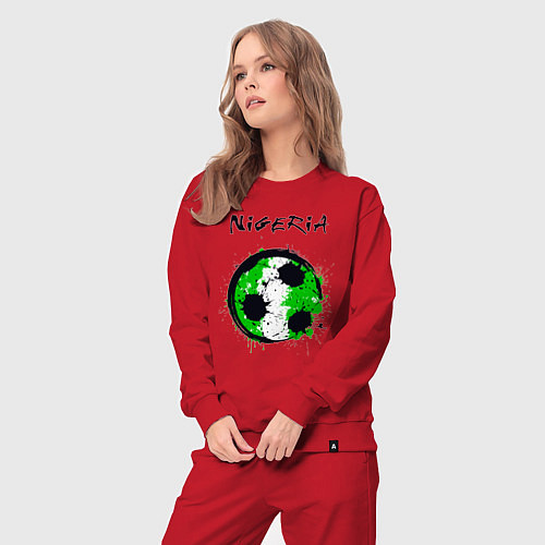 Женский костюм Сборная Нигерии / Красный – фото 3