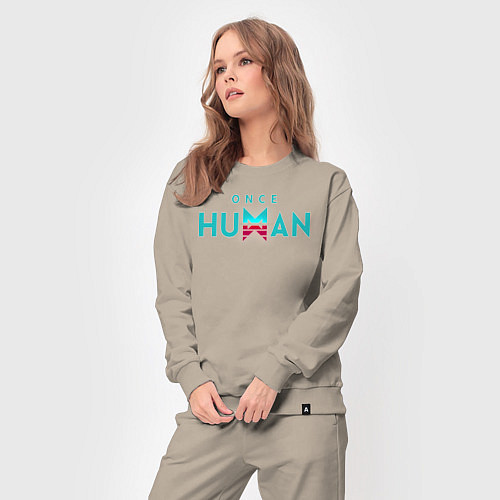 Женский костюм Once human logo / Миндальный – фото 3