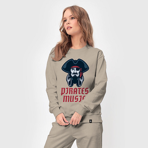 Женский костюм Пиратская музыка / Миндальный – фото 3