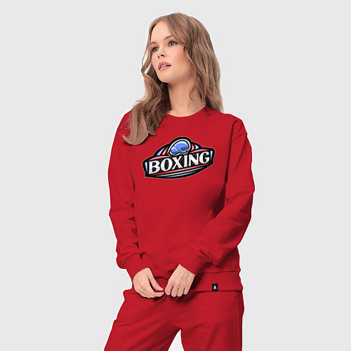 Женский костюм Boxing sport / Красный – фото 3