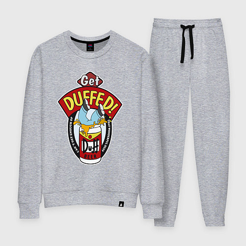 Женский костюм Duff beer with Homer / Меланж – фото 1