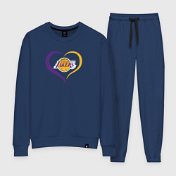 Женский костюм LA Lakers в сердце