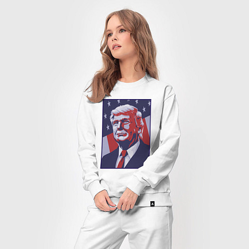 Женский костюм Дональд Трамп / Белый – фото 3