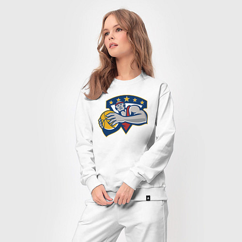 Женский костюм Play basket / Белый – фото 3